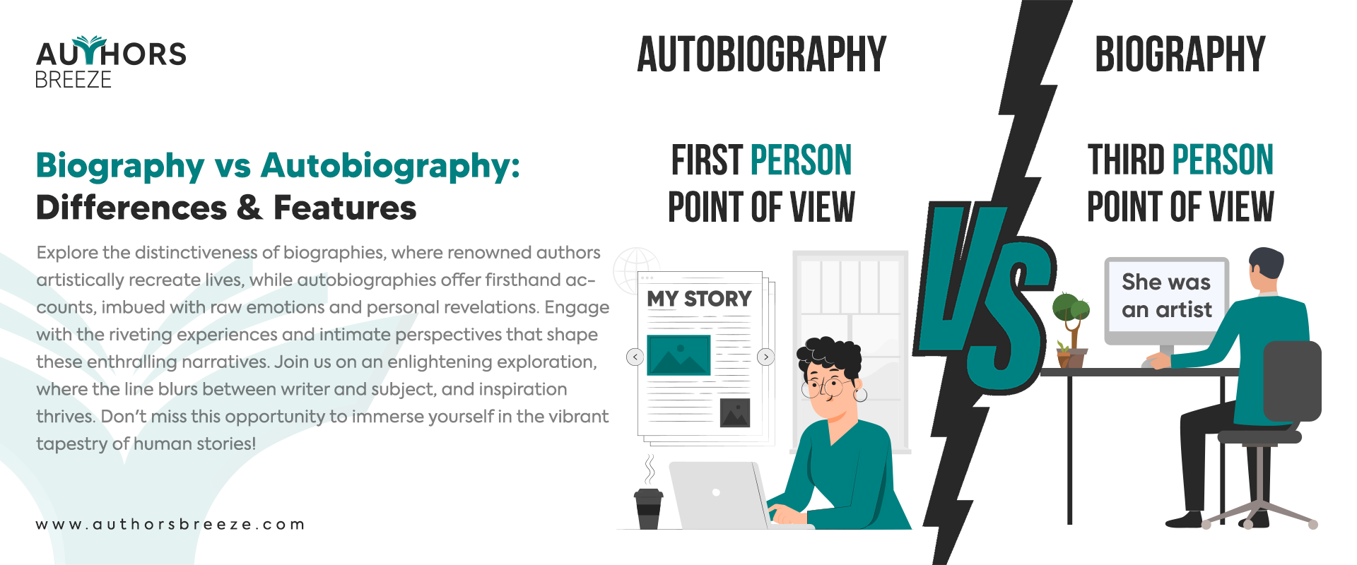 Biography vs Autobiography