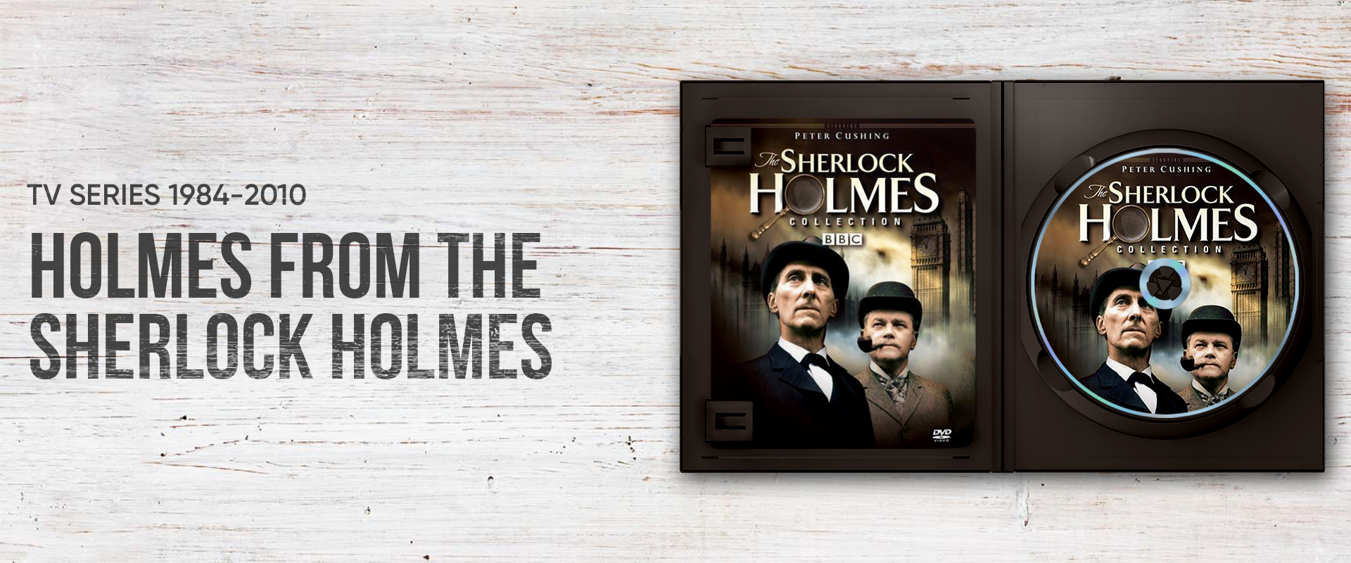 Holmes from the TV series Sherlock Holmes