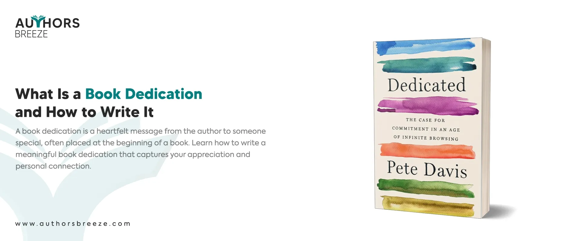 Book Dedication