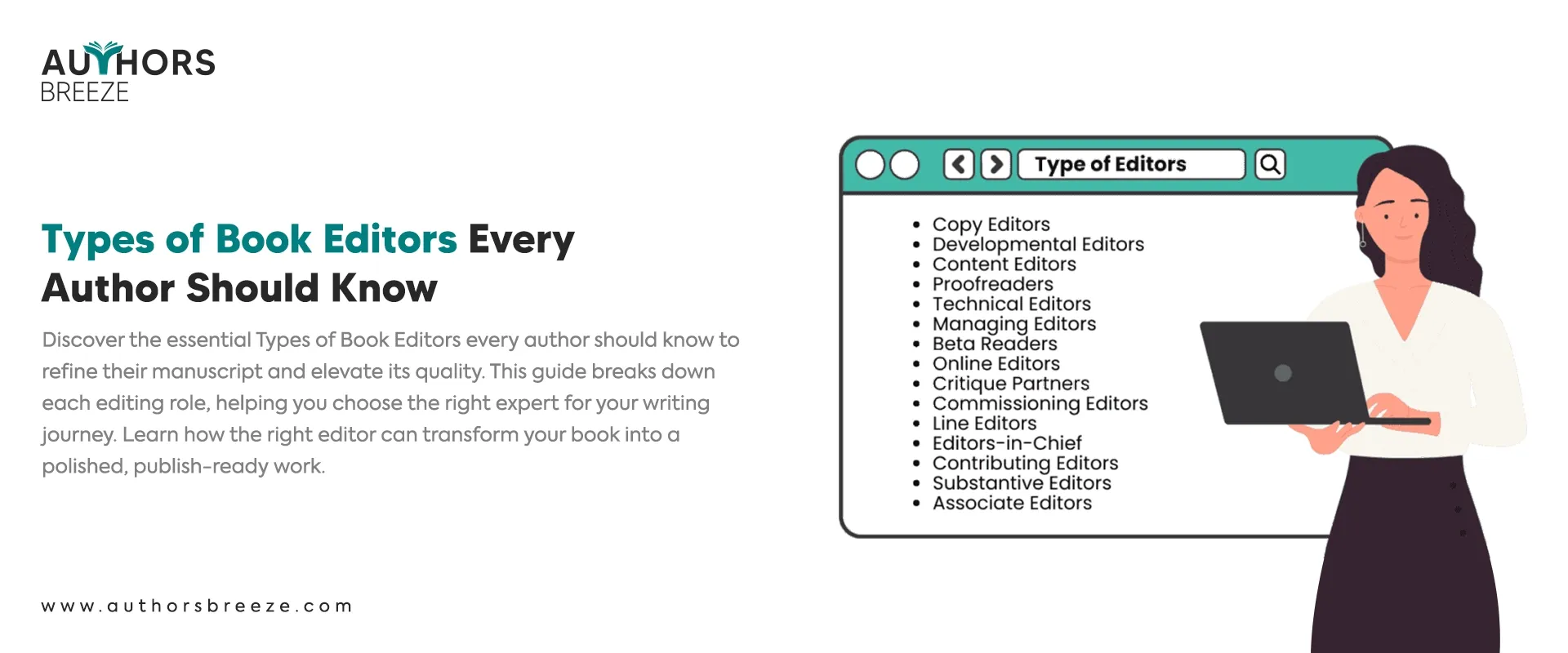 Types of Book Editors